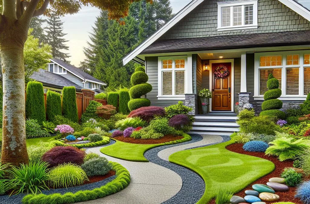 Maximizing Curb Appeal with Mulch and Decorative Rock Installation