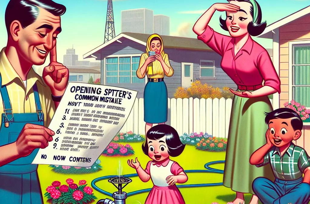 Avoid Common Mistakes When Opening Your Sprinkler System This Spring